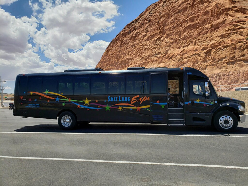 30 passenger charter bus for rent in Las Vegas area.